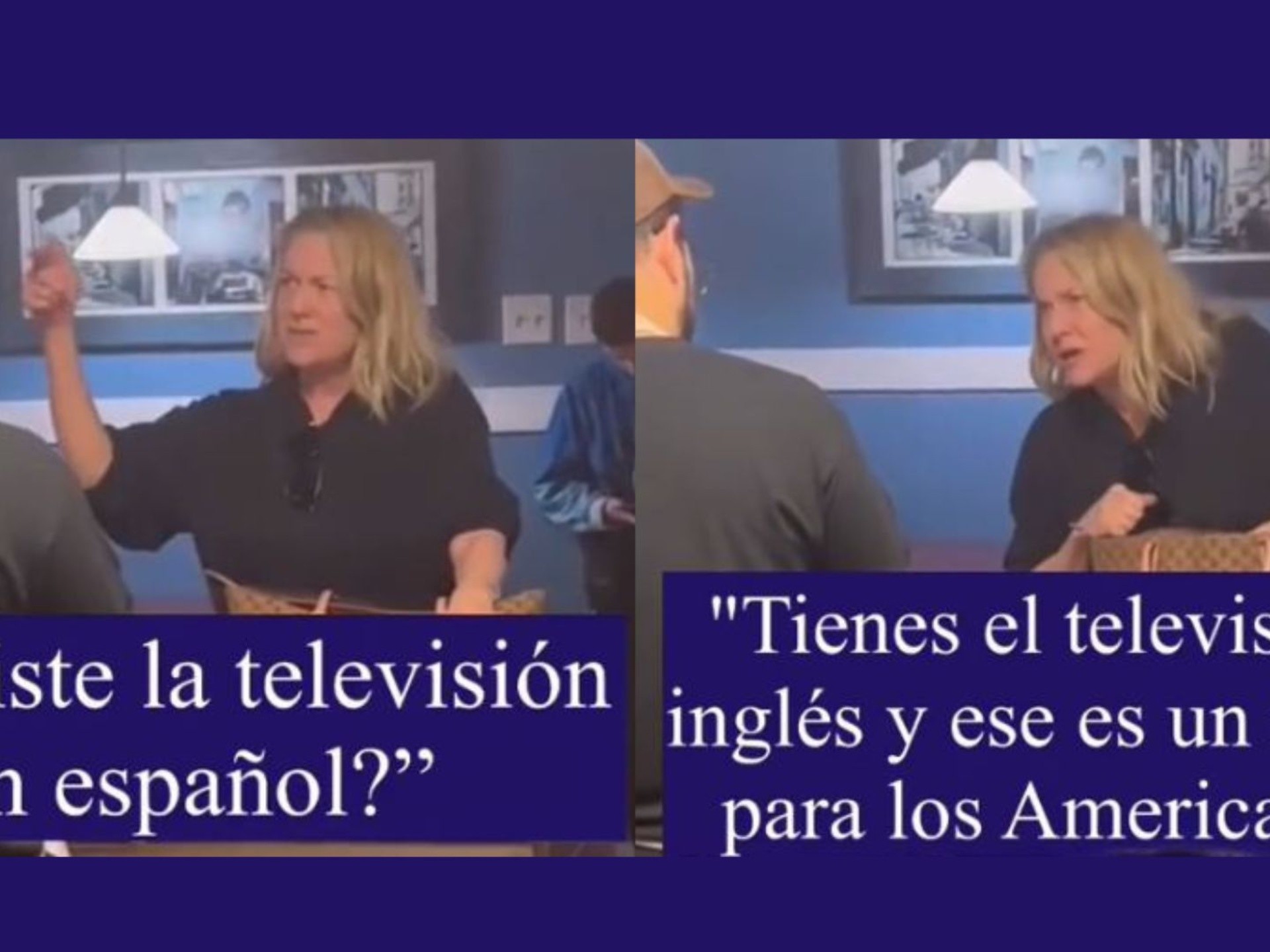 VIDEO: Señalan a mujer de EU de discriminar a latinos por poner la TV en  español | Hombres 100 Estilo de Vida