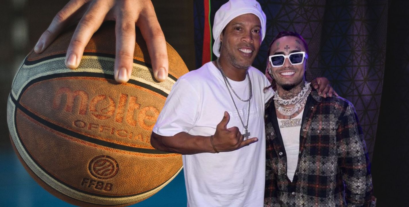 Instagram | Lil Pump se viraliza por confundir a Ronaldinho con jugador de baloncesto.