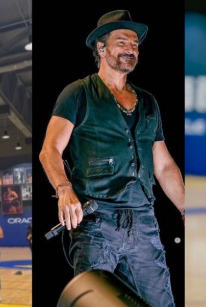 Instagram | Ricardo Arjona muestra sus habilidades para el baloncesto previo a su concierto.