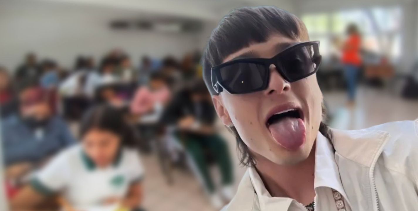 Twitter | Conalep de Coahuila prohíbe a estudiantes el corte de cabello de Peso Pluma.